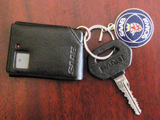 Remote, key and return-mail fob